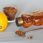 Jars of pure honey