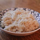 Long grain brown rice (full frame)