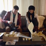 Jason Kempin/Getty Images Entertainment/Getty Images Couple trying on boots