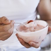 Yogurt that contains good bacteria may help prevent yeast buildup.