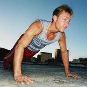 Pushups are an efficient strength-building body weight exercise.