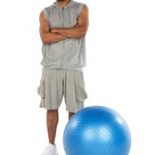 A simple stability ball exercise can strengthen your hamstrings.