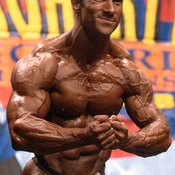 Competitive bodybuilders are extremely vascular.
