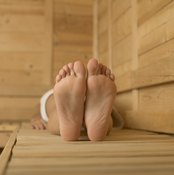 Relaxing in a sauna has different effects than cardio exercise.