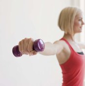 Use small weights at home to tone and strengthen your arms and upper body.