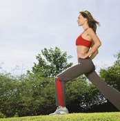 Walking lunge warms up your quadriceps, as well as other lower body muscles.