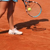 Synthetic clay courts resemble natural clay.