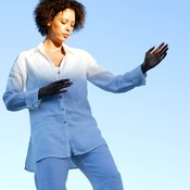 Tai chi practitioners learn to project chi.
