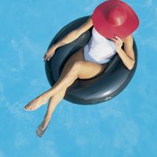 Lounging in your tube won't burn many calories, but add swimming to the mix and you have a water workout.