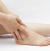Thick ankles may be caused by a number of factors