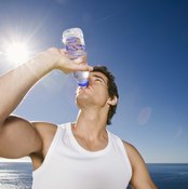 Drink lots of water often to stay hydrated anywhere.