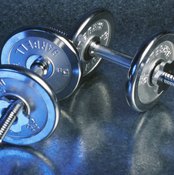 Hold weights to make the split squat exercise more challenging.