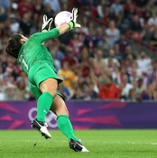 Agility helps Hope Solo make a crucial save against Japan to win Olympic gold in 2012.