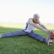 Older men can increase their flexibility by performing stretching exercises.