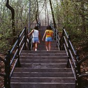 If you don't have access to an outdoor set of stairs, use a stepmill.