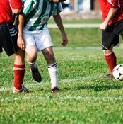 Playing soccer requires muscular strength and stamina.