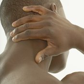 Painful spasms can develop from tight neck muscles.