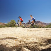 Always wear a helmet while biking, even when off-road.