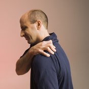 Shoulder pain due to overuse often limits range of motion.