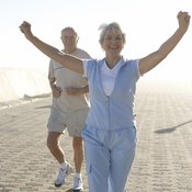 Walking helps build bone density, guarding against osteoporosis.