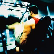 The leg press emphasizes the quadriceps.