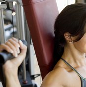 Use the shoulder press to work your shoulders and triceps.