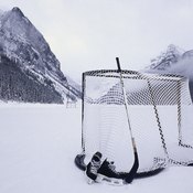 Building a home hockey goal is quick and affordable.