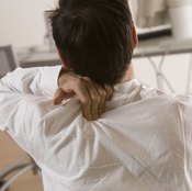 An elevated shoulder posture can cause chronic shoulder and back pain.