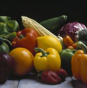 Peppers, spinach and cabbage are all sources of vitamin C.