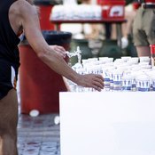 You will have opportunities to drink water during the half-marathon.