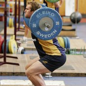 Use high rep squats to break through training plateaus.