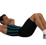 Crunches target only the superficial muscles of the abdomen.