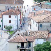 Town of Rimini, Italy in the Emilia-Romagna region