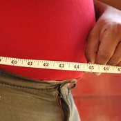 A large belly generally means excess fat is present.