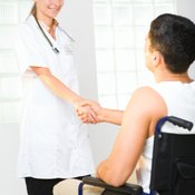Provision of wheelchair access may be prompted by a disability letter.