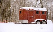 How to Convert a Used Horse Trailer to a Camper