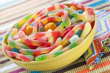 Trolli Sour Gummy Worms的成分和营养事实