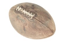 How to Restore an Old and Cracked Leather Football