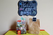 儿童聚会的健康糖果袋