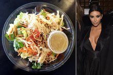 Kim Kardashian每天吃了这块沙拉一整年