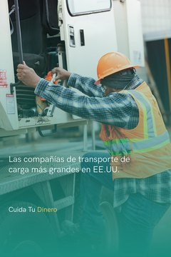 Compañías de transporte emplean a conductores para mover mercancía.