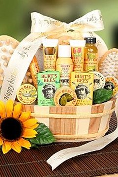Put together a toiletries gift for weary travelers.