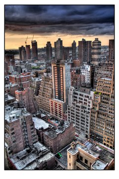Cities usually require a large police force to combat increased crime.