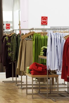 sale image by adisa from Fotolia.com Shop the clearance rack for money savings.