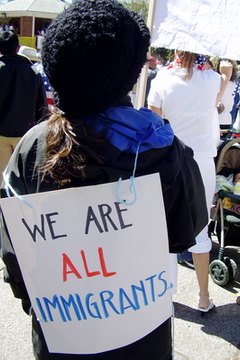 U.S. immigration policies are a subject of protest.