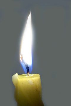 Lighting a candle is a traditional form of expression.