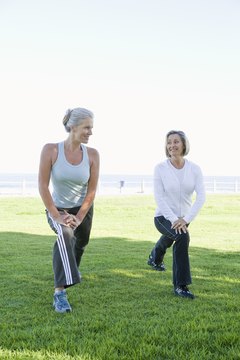 Stretch your hip flexors after you use the foam roller.