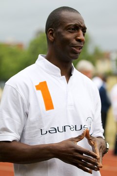 Matthew Lewis/Getty Images Sport/Getty Images Michael Johnson established a world record that still stands 13 years later.