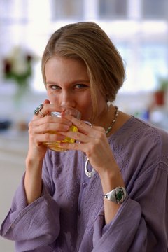 Creatas/Creatas/Getty Images Green tea is a rich dietary source of L-theanine.