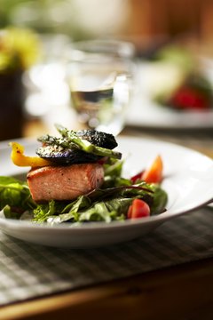 Thomas Northcut/Lifesize/Getty Images Seafood and leafy greens are generally rich in B-complex vitamins.
